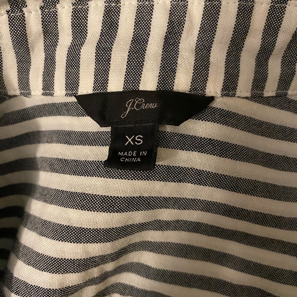 JCrew short sleeve striped blouse xs - Picture 9 of 11